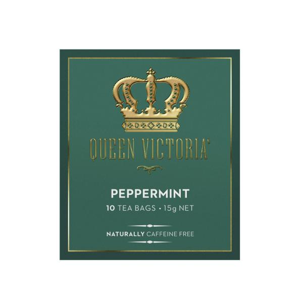 QUEEN VICTORIA PEPPERMINT TEA BAGS 10 PACK