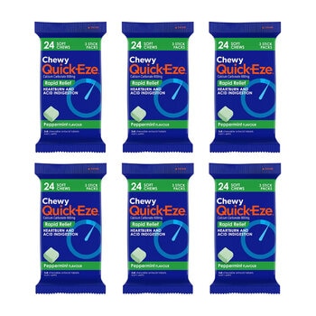 Quick Eze Chewy Peppermint 6 x 24 Pack