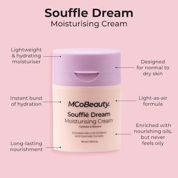 MCoBeauty Souffle Dream Moisturising Cream 30mL