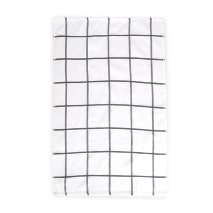4 Pack Grey Linear Terry Tea Towels