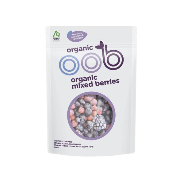 OOB ORGANIC FROZEN MIXED BERRIES 300G