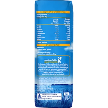 White Wings Plain Flour 2kg