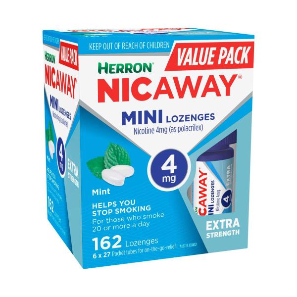 HERRON NICAWAY MINI LOZENGES 4MG 162PK