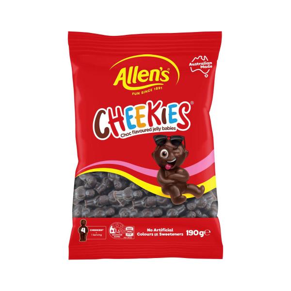 ALLEN'S LOLLIES CHEEKIES 190G