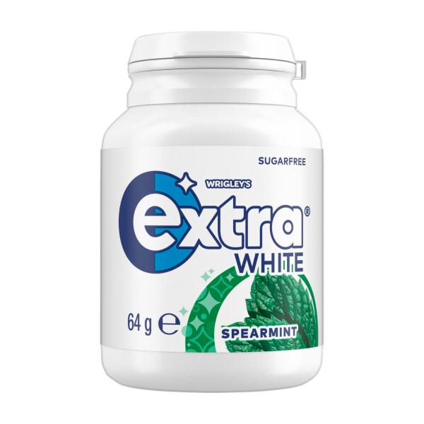 EXTRA WHITE SPEARMINT SUGAR FREE CHEWING GUM 64G