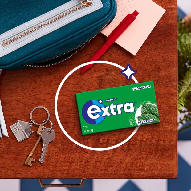 Wrigley's Extra Spearmint Chewing Gum - 14 Pieces