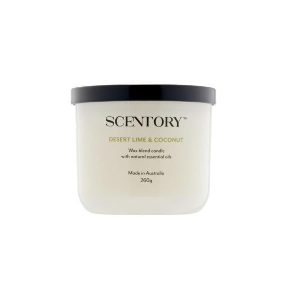 SCENTORY SOY BLEND DOUBLE WICKED CANDLE DESERT LIME AND COCONUT 1 PACK