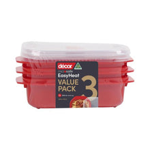 Microsafe Easy Heat Containers 900mL