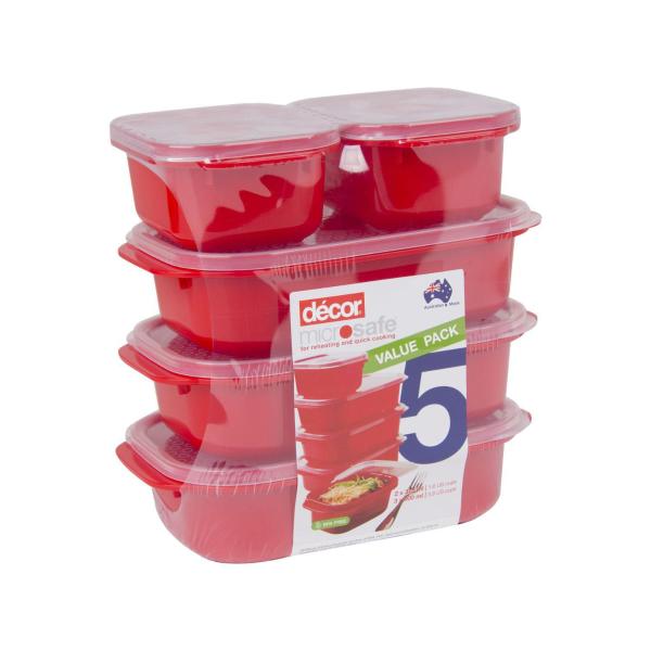 DECOR MICROSAFE CONTAINERS VALUE PACK