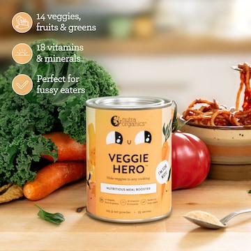 Nutra Naturals Veggie Hero Nutritious Meal Booster 125g