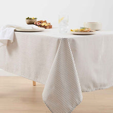 Stripe Tablecloth - Charcoal