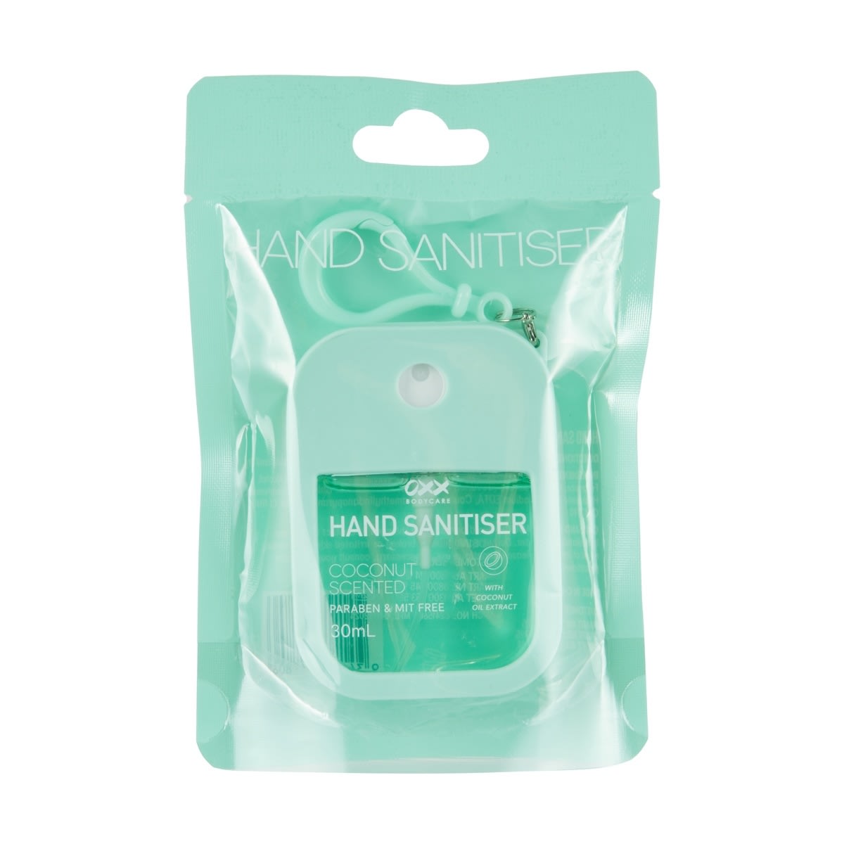OXX Bodycare Hand Sanitiser 30ml - Coconut Scented