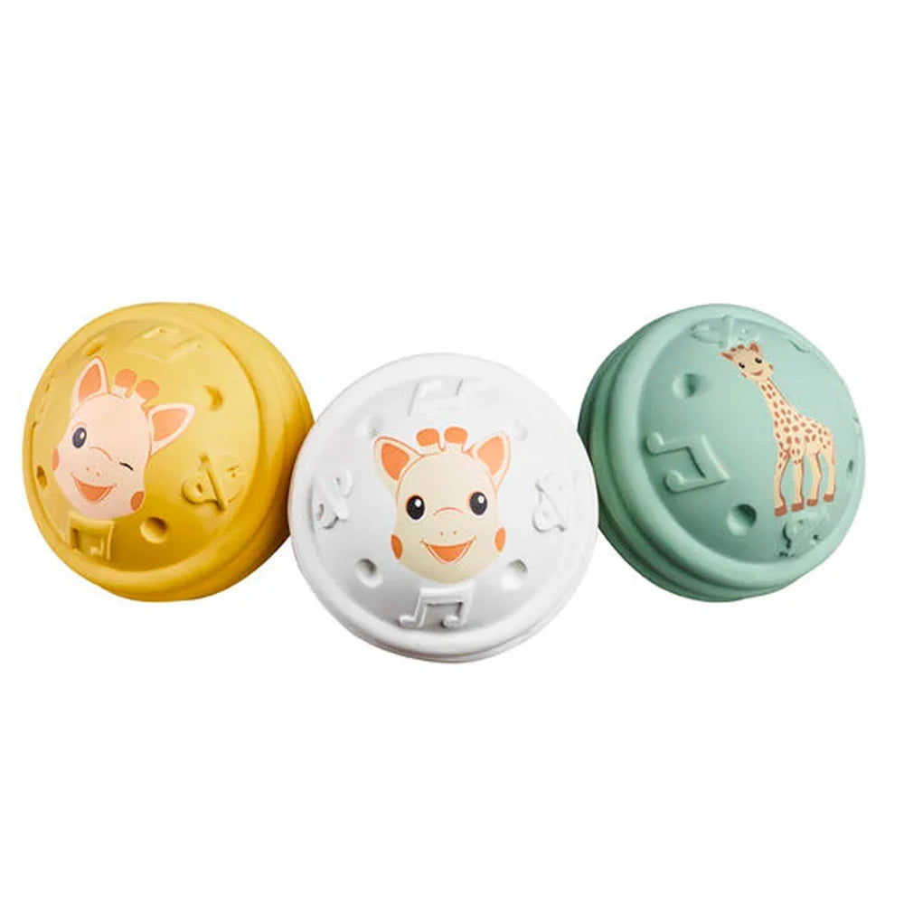 Sophie La Girafe 3 Musical Balls Sensory Gift Ideas for Baby 3m+