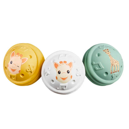 Sophie La Girafe 3 Musical Balls Sensory Gift Ideas for Baby 3m+