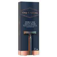 King C Gillette Double Edge Safety Razor + 5 Razor Blades