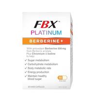 FBX Platinum Berberine+ 30 Capsules - GimmeNow
