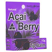 Healthy Care All Natural Acai Lip Balm 10g - GimmeNow