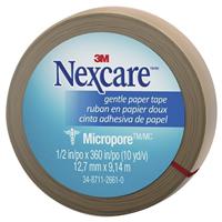 Nexcare Micropore Gentle Paper Tape Tan 12.7mm x 9.14m - GimmeNow