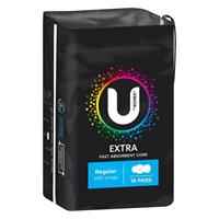 U by Kotex Extra Pads Wing Regular 16 Pack