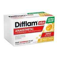 Difflam Sore Throat Sugar Free Honey And Lemon 48 Lozenges
