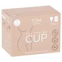 TOM Organic The Period Cup Size 1 + Convenient Microwavable Steriliser Case