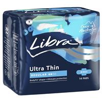 Libra Pads Ultra Thins with Wings Regular 14 - GimmeNow