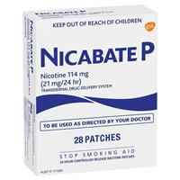 Nicabate P Patch Quit Smoking 21mg 28 Patches