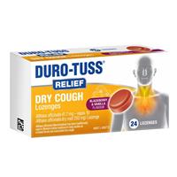 Durotuss Relief Dry Cough Blackberry & Vanilla 24 Lozenges - GimmeNow