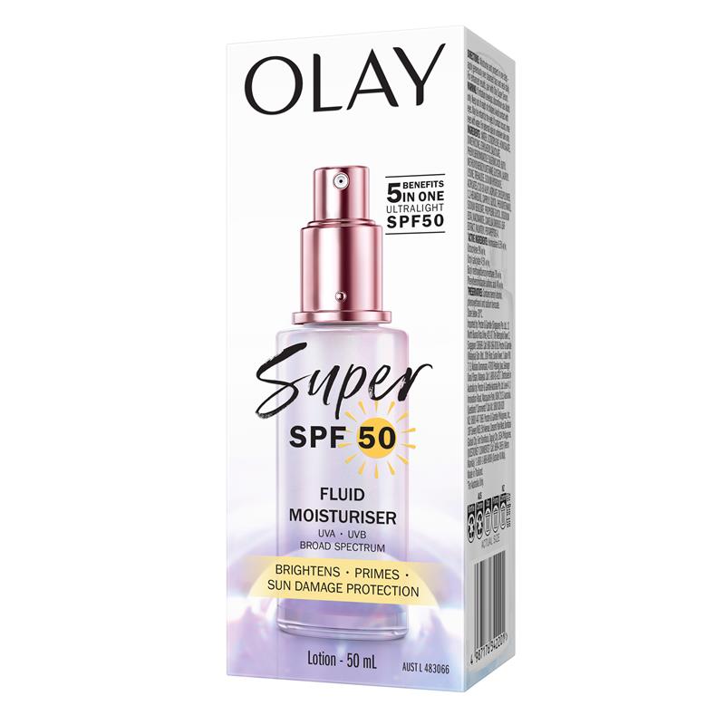 Olay Super SPF 50 Fluid Moisturiser 50ml