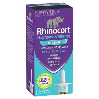 Rhinocort Original Hayfever & Allergy Nasal Spray 120 Sprays