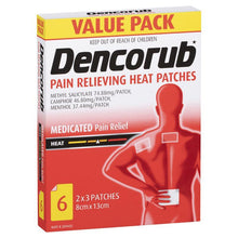 Dencorub Pain Relieving Heat Patches Value 6 Pack