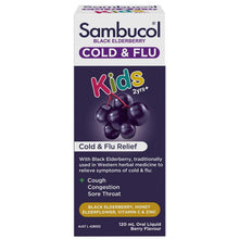 Sambucol Black Elderberry Cold & Flu Kids Liquid 120mL