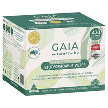 GAIA Biodegradable Water Wipes 6 x 70 Pack Exclusive Size