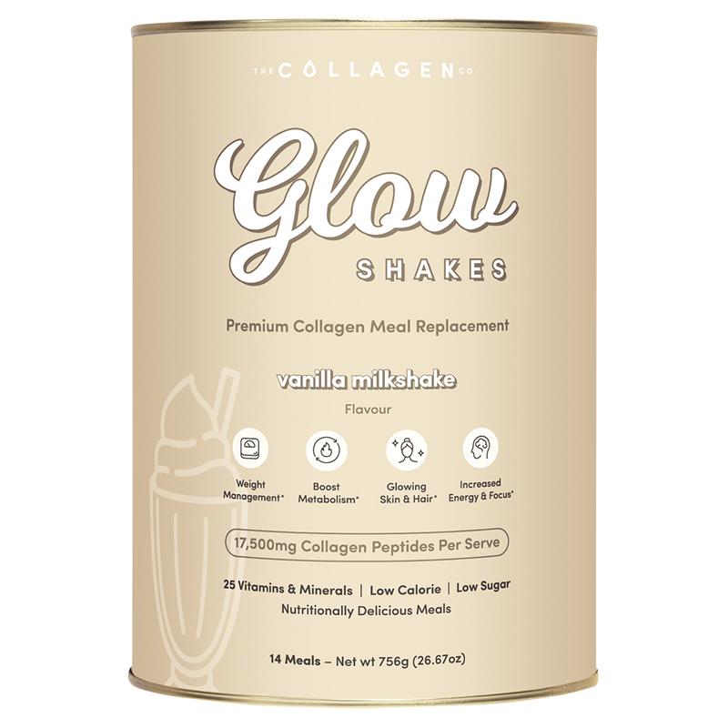 The Collagen Co Glow Shakes Vanilla Milkshake 755g