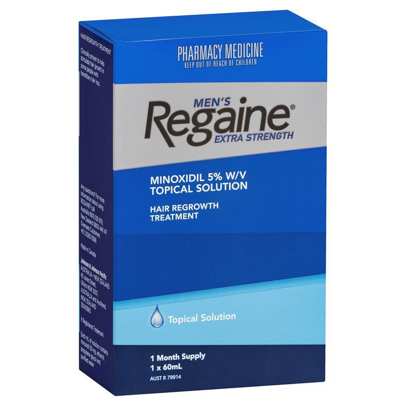 Regaine Mens 5% Minoxidil Solution Hair Regrowth Treatment 60ml