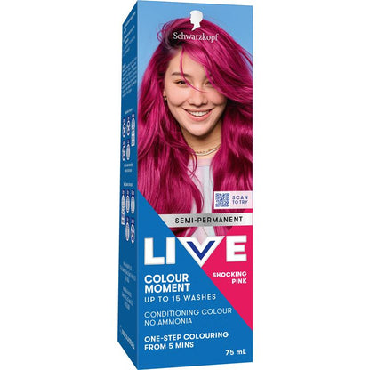 Schwarzkopf LIVE Colour Shocking Pink Semi Permanent 75ml
