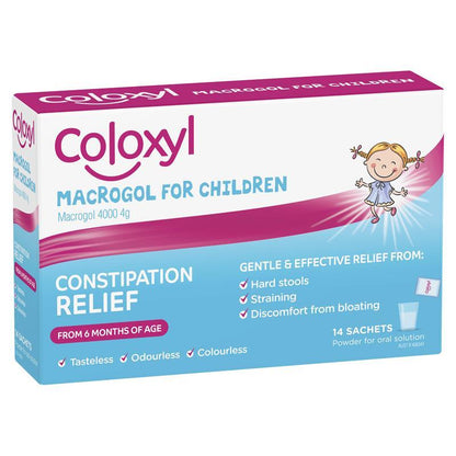 Coloxyl Macrogol For Children 14 Sachets