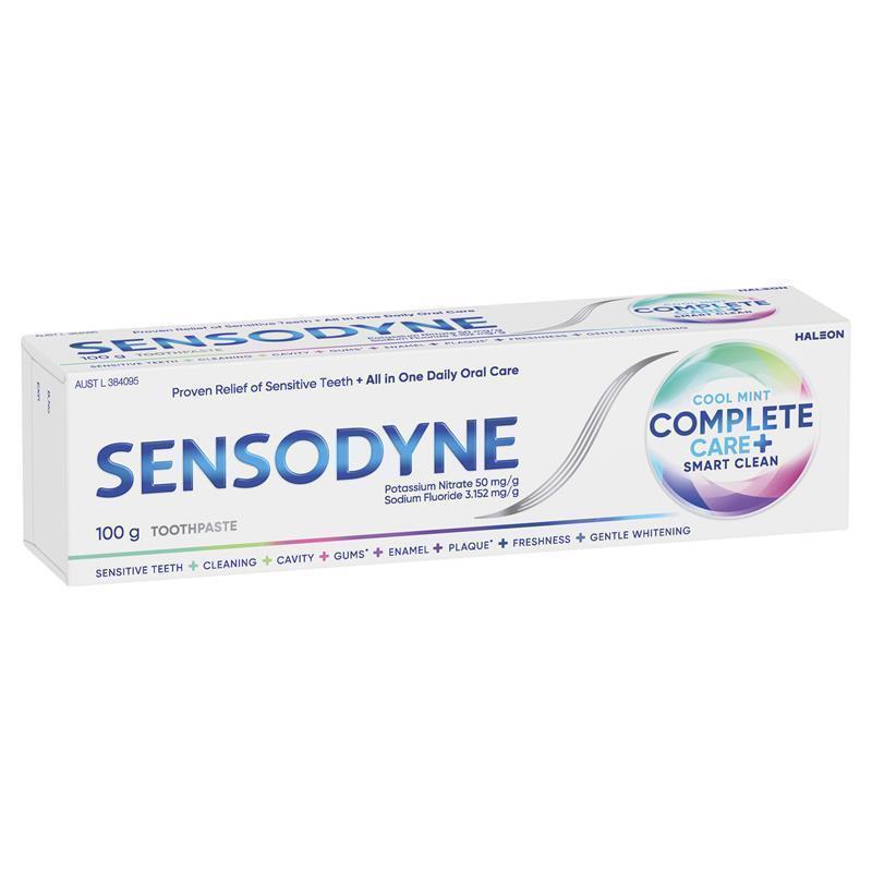 Sensodyne Toothpaste Complete Care + Smart Clean Cool Mint 100g - GimmeNow
