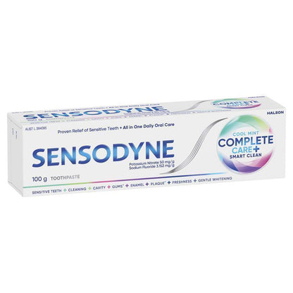 Sensodyne Toothpaste Complete Care + Smart Clean Cool Mint 100g - GimmeNow