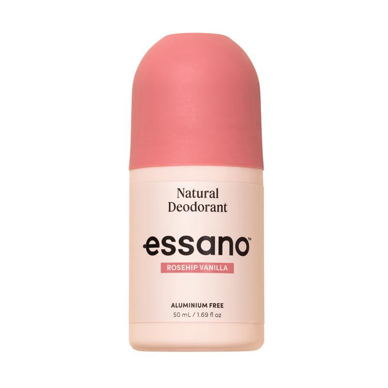 Essano Natural Deodorant Roll On Rosehip Vanilla 50ml