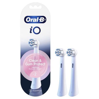 Oral B Power Toothbrush iO Clean & Gum Protect Refills White 2 Pack