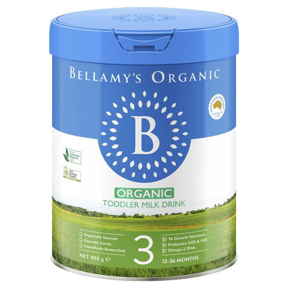 Bellamys Step 3 Toddler Milk Drink 800g