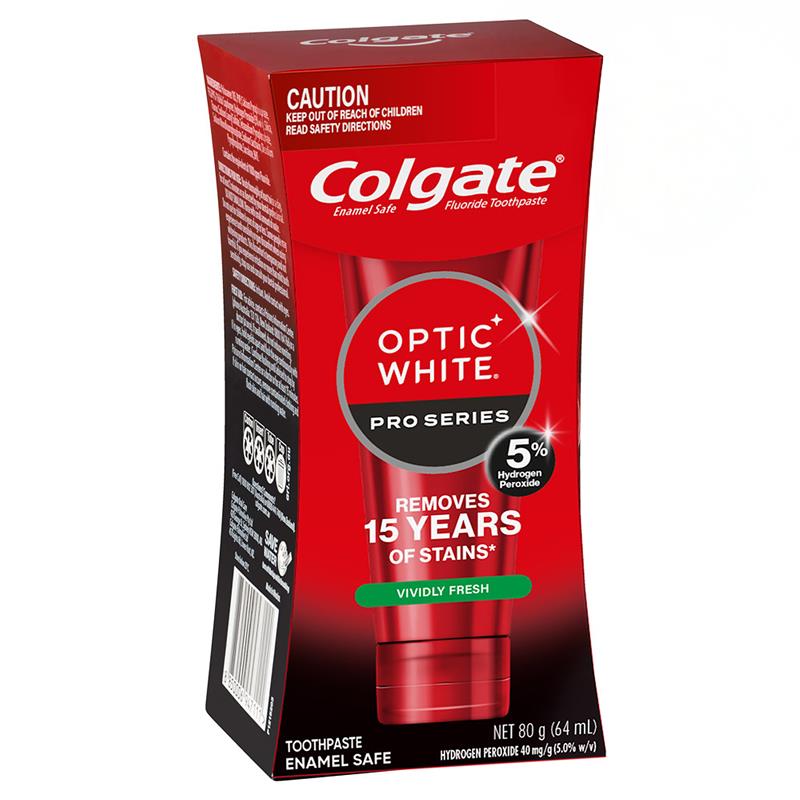 Colgate Toothpaste Optic White Pro Series Vividly Fresh 80g