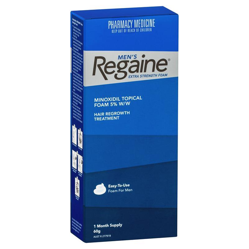 Regaine Mens 5% Minoxidil Foam Hair Regrowth Treatment 60g