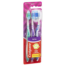 Colgate Zig Zag Deep Interdental Clean Toothbrush Flex Soft Value 3 Pack - GimmeNow
