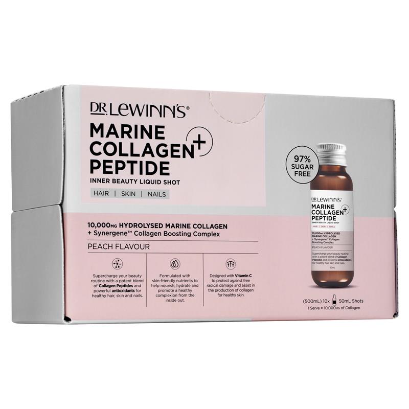 Dr. LeWinn's Collagen Inner Beauty Liquid Shot Peach 10 x 50ml