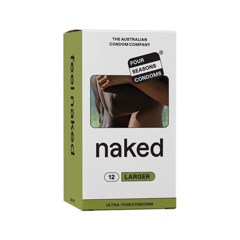 Four Seasons Condoms Naked Larger 12 Pack