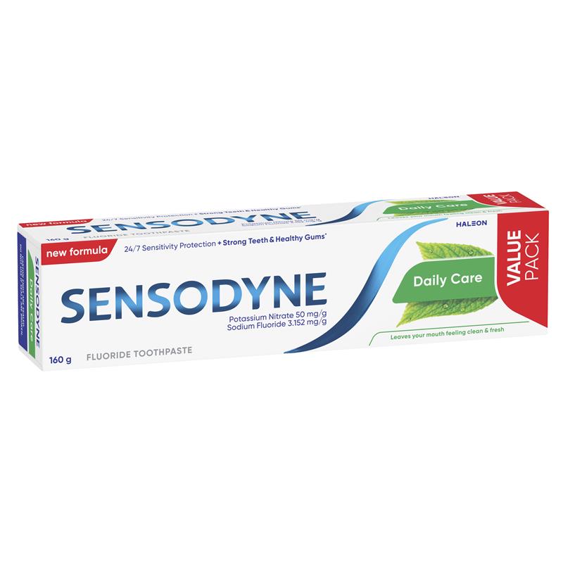Sensodyne Sensitive Teeth Daily Care Toothpaste 160g (Exclusive Size) - GimmeNow