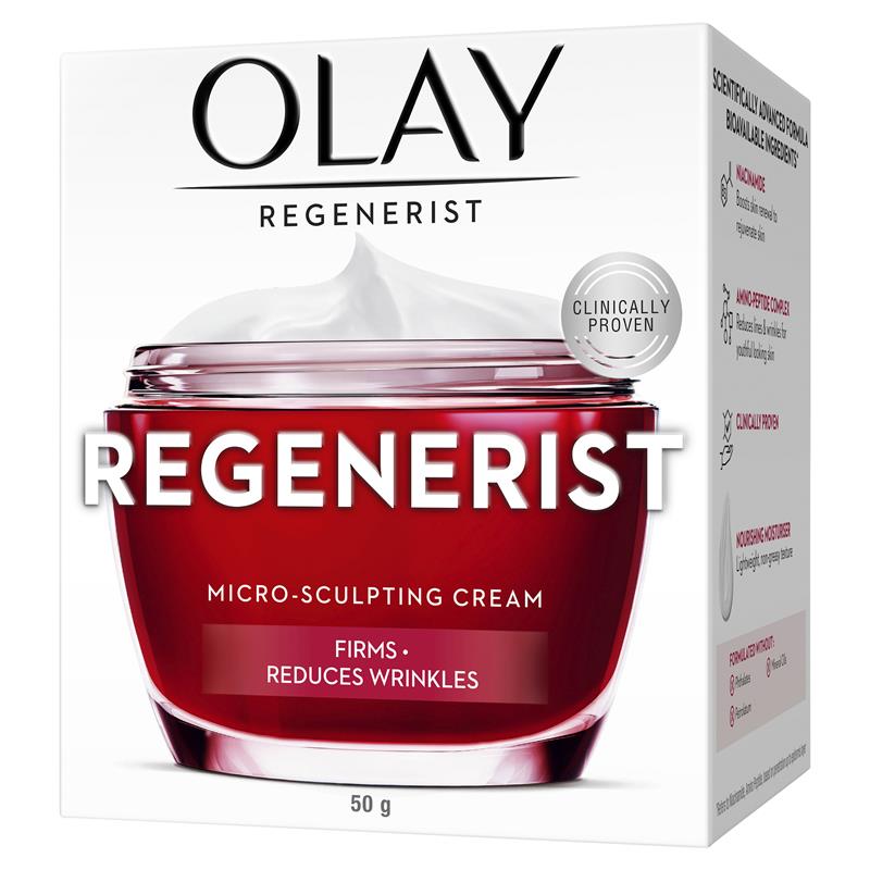 Olay Regenerist Advanced Anti-Ageing Micro-Sculpting Face Cream Moisturiser 50g - GimmeNow