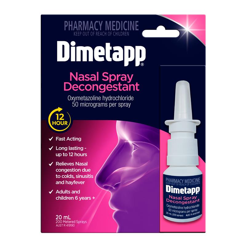 Dimetapp 12 Hour Nasal Spray 20ml